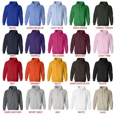 hoodie color chart 1 - Car Seat Headrest Store